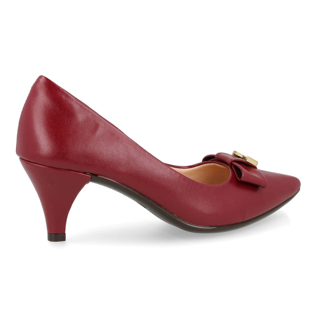 Kult Scarpin 028 25-5990008 Burgundy-Bronze Napa-Enfeite_3_999999992638780_